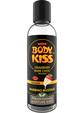 Nature Body: Warm Body Kiss, Strawberry White Choc, 100 ml