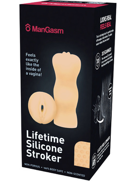 ManGasm: Lifetime Silicone Stroker, hudfärgad