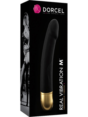 Marc Dorcel: Real Vibration, Medium, svart & guld