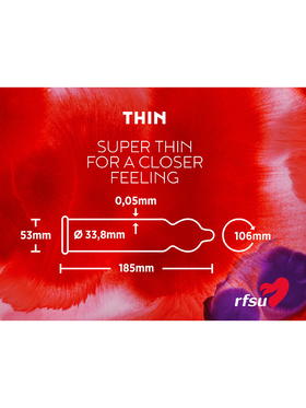 RFSU Thin: Kondomer, 30-pack