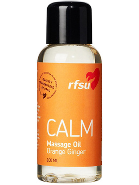 RFSU: Calm, Massage Oil, Orange Ginger, 100ml