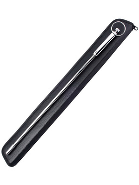 Triune: Extra Long Urethral Vibrator, Stainless Steel