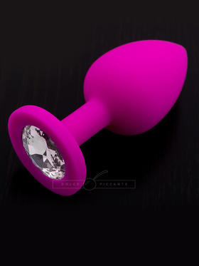 Dolce Piccante: Jewellery Plug, Silicone Diamond, violet