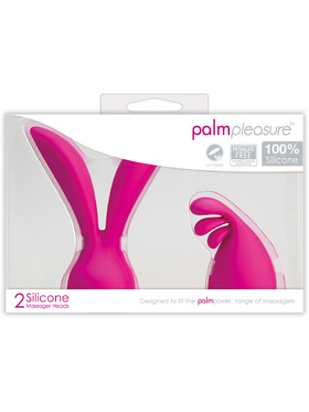 Palm Power: Palm Pleasure, 2 Silicone Massager Heads