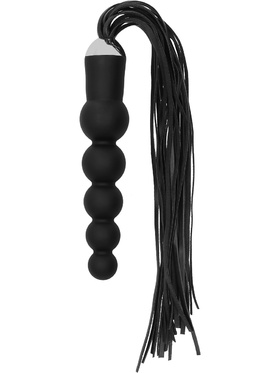 Ouch!: Black Whip with Curved Silicone Dildo