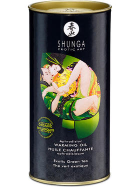Shunga: Aphrodisiac Warming Oil, Exotic Green Tea, 100 ml