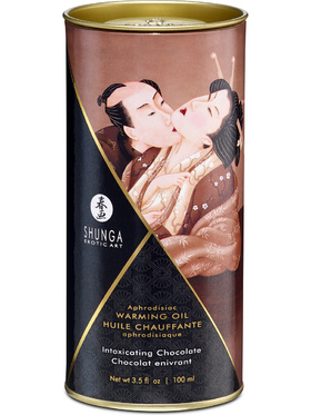 Shunga: Aphrodisiac Warming Oil, Intoxicating Chocolate, 100 ml