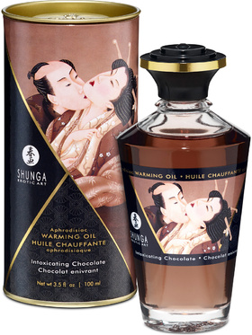 Shunga: Aphrodisiac Warming Oil, Intoxicating Chocolate, 100 ml