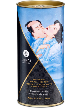 Shunga: Aphrodisiac Warming Oil, Coconut Thrills, 100 ml