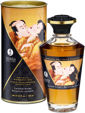 Shunga: Aphrodisiac Warming Oil, Caramel Kisses, 100 ml
