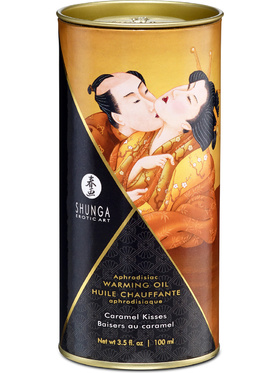 Shunga: Aphrodisiac Warming Oil, Caramel Kisses, 100 ml