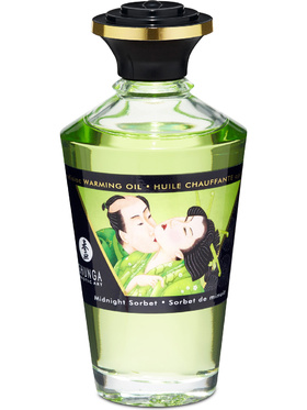 Shunga: Aphrodisiac Warming Oil, Midnight Sorbet, 100 ml