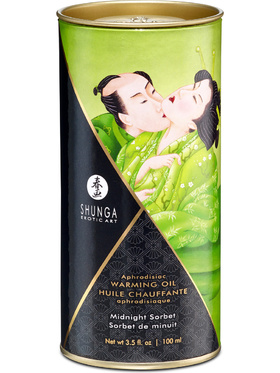 Shunga: Aphrodisiac Warming Oil, Midnight Sorbet, 100 ml