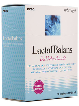 Lactal Balans: Dubbelverkande, Engångstuber, 10 x 5 ml