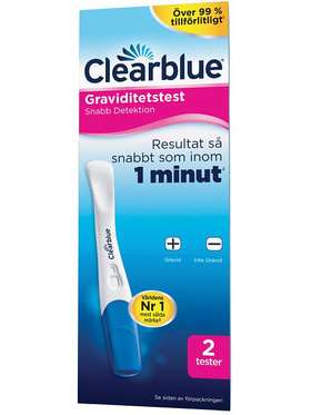 Clearblue: Graviditetstest, Snabb Detektion, 2 Tester