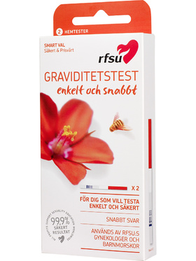 RFSU: Graviditetstest, Enkelt och Snabbt, 2 Hemtester