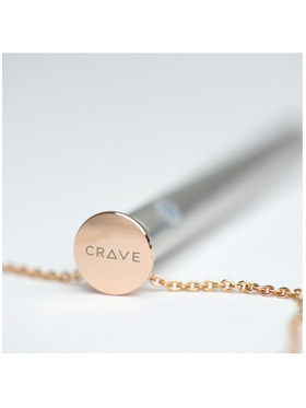 Crave: Vesper Vibrator Necklace, roséguld