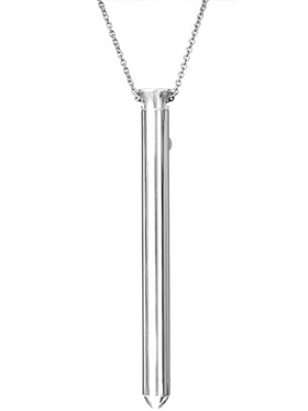 Crave: Vespter Vibrator Necklace, silver