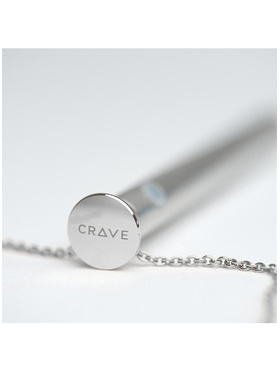 Crave: Vespter Vibrator Necklace, silver