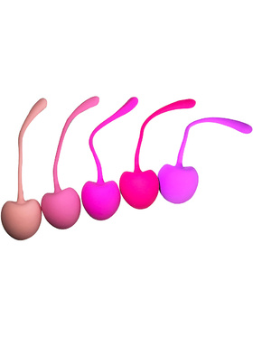 Shibari: Pleasure Cherry Kegel Balls, Multi-weighted, 5-pack