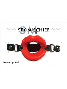 Sex & Mischief: Silicone Lips, röd