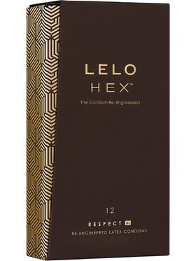 LELO: HEX Respect XL, Kondomer, 12-pack