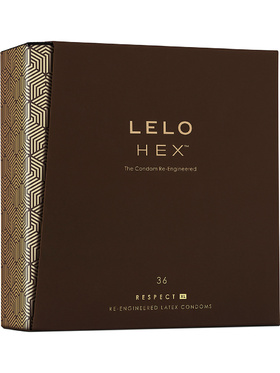 LELO: HEX Respect XL, Kondomer, 36-pack
