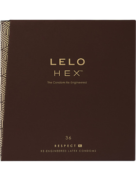 LELO: HEX Respect XL, Kondomer, 36-pack