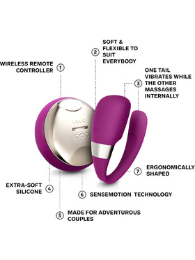 LELO: Tiani 3, Remote Couples Massager, lila