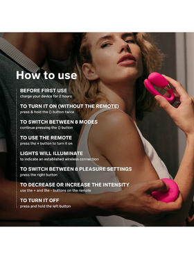 LELO: Tiani 3, Remote Couples Massager, lila