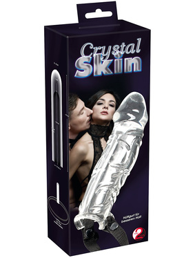You2Toys: Crystal Skin, Penis Sleeve with Strap-On