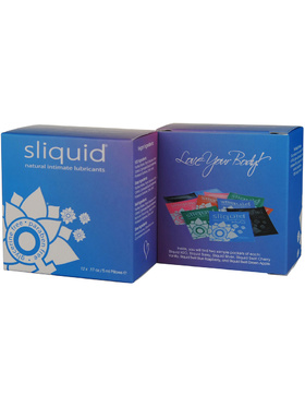 Sliquid: Natural, Lube Cube, 12 x 5 ml
