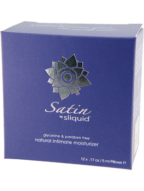 Sliquid: Satin, Lube Cube, 12 x 5 ml