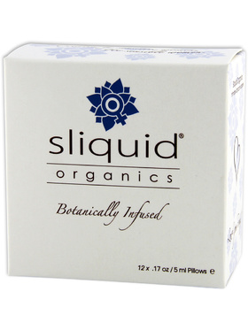 Sliquid: Organics, Botanically Infused, Lube Cube, 12 x 5 ml