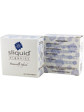 Sliquid: Organics, Botanically Infused, Lube Cube, 12 x 5 ml