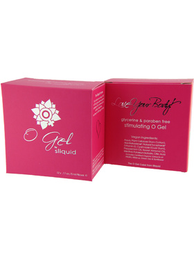 Sliquid: Organics, Stimulating O Gel Cube, 12 x 5 ml