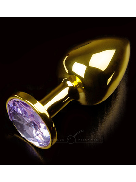 Dolce Piccante: Jewellery Plug, Purple Diamond, guld, small