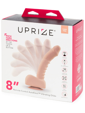 Uprize: Remote Control AutoErect Vibrating Dildo, 20 cm