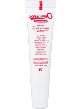 Screaming O: Climax Cream, Heightened Stimulation For Her, 15 ml