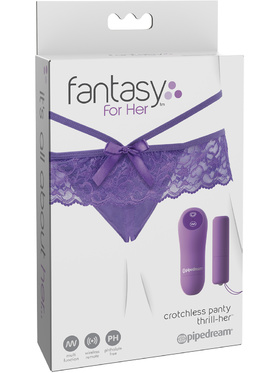 Pipedream: Fantasy for Her, Crotchless Panty Thrill-Her, lila