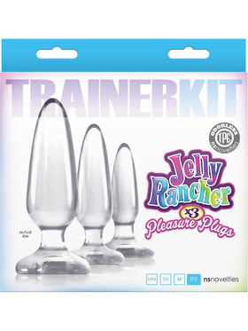 NSNovelties: Jelly Rancher, Pleasure Plugs, Trainer Kit, transparent
