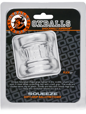 Oxballs: Squeeze, Soft-Grip Ballstretcher, transparent