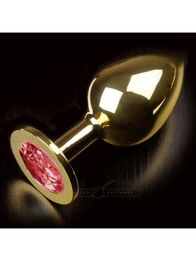 Dolce Piccante: Jewellery Plug, Ruby, guld, large
