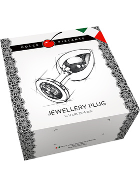 Dolce Piccante: Jewellery Plug, Ruby, guld, large