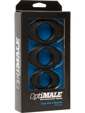 Doc Johnson: OptiMALE, Easy-Grip C-Ring Set