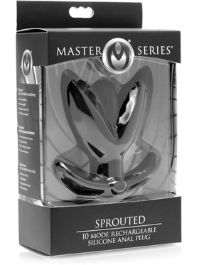 XR Master Series: Sprouted, 10 Mode Rechargeable Silicone Anal Plug