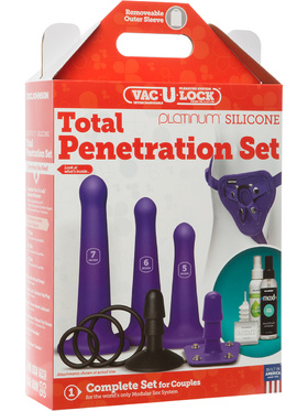 Doc Johnson: Platinum Silicone, Total Penetration Set, Vac-U-Lock