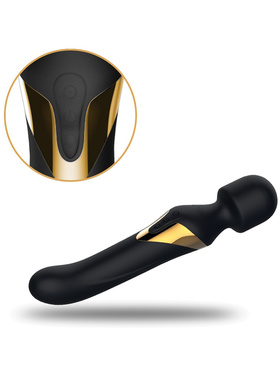 Marc Dorcel: Dual Orgasms Vibrator, svart & guld