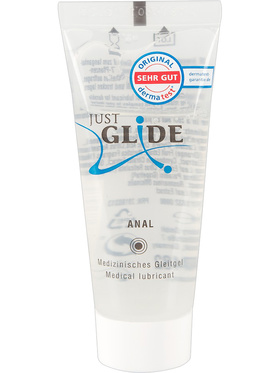 Just Glide Anal: Vattenbaserat Glidmedel, 20 ml