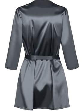 Obsessive: Satinia, Robe & Thong, grå